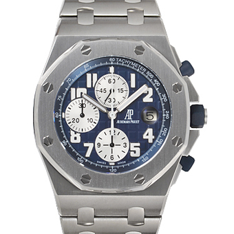 AUDEMARS PIGUET オーデマピゲ ロイヤルオーク コピー 25721ST.OO.1000ST.09 オフショアクロノ ブルー/ホワイト